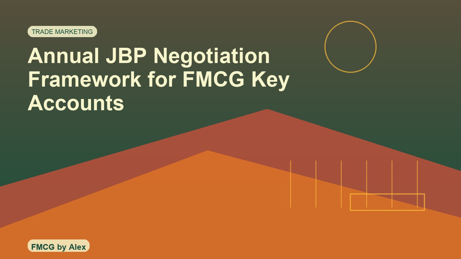 Financial charts and cash flow management for an FMCG business