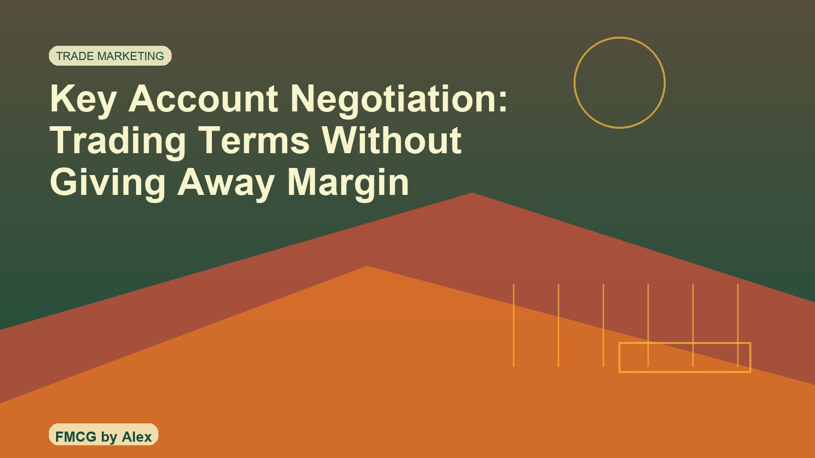 Supplier and retailer negotiating commercial terms